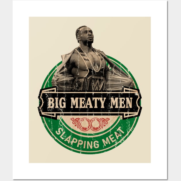 Big Meaty Men - Slapping Meat Wall Art by modar siap